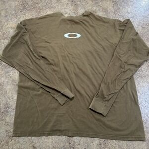 Vintage Oakley Long Sleeve Olive Green 2xl Software Y2k